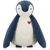 Kaloo – Großer dekorativer Pinguin-Plüsch 50 cm mit Pucktuch – Maße des Pucktuchs: 100 x 100 cm – Kuscheltier für Babys – Ab der Geburt – K212012