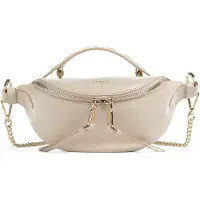 Lancel Damen Mini-Umhängetasche Serie S Origami Dune, HxBxT 10,5x11x23 cm