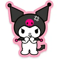 Herding : Animation: Hello Kitty - Kuromi Pillow (Pink) 100% Polyester
