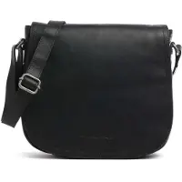 The Chesterfield Brand Leder Umhängetasche Schultertasche Everglades Shoulderbag Black schwarz