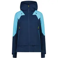 CMP Woman Ski Jacket FIX Hood blue ink (M928) 38