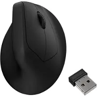 Keychron M5, rechts, Vertikale Ausführung, Optisch, RF Wireless + Bluetooth + USB Type-C, 30000 DPI, Schwarz