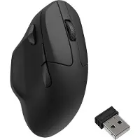 Keychron M7-A23, Beidhändig, Optisch, RF Wireless + Bluetooth + USB Type-C, 30000 DPI, Schwarz
