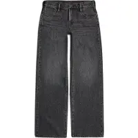 G-Star Weite Jeans "Jeans Judee Straight", Damen, Gr. 26, Länge 32, grau (faded eolith grau), Denim/Jeans, Obermaterial: 100% Baumwolle, straight fit normal, Jeans Weite Jeans