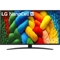 LG NanoCell AI 55NANO81A6A, 139,7 cm (55"), 3840 x 2160 Pixel, NanoCell, Smart-TV, WLAN, Schwarz