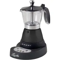 Beper BC.041N, Espressomaschine, Gemahlener Kaffee, 400 W, Schwarz
