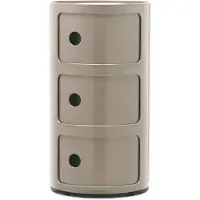 Kartell Componibili, Container 3-fächer, Taupe