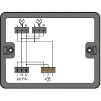 Wago 899-631/309-000 Verteilerbox,Bewegungs-/Präsenzmelder,1 Eingang,schwarz 899631309000