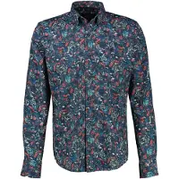 Lerros Langarmhemd mit Button-down-Kragen - Classic Navy - 3XL