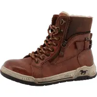 Mustang Damen Stiefelette sportlicher Outdoorschuh 15M0092001, Größe:37 EU, Farbe:Braun
