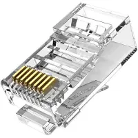 Vention IDDR0-50, RJ-45, Transparent, Stecker, Gerade, Polycarbonat (PC), Cat6