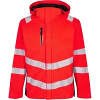F-engel Warnschutz Shell Jacke Safety 1146-930-4720 Gr. 5XL rot/schwarz