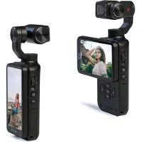 Orro Ordro Pocket M5 3-Achsen-Gimbal-Kamera, 5K, für Vlogging und YouTube – Schwarz