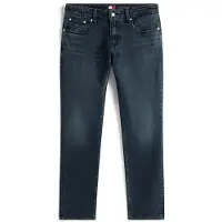 Tommy Hilfiger Slim-fit-Jeans TOMMY JEANS "Scanton", Herren, Gr. 32, Länge 32, blau (denim blau schwarz), Obermaterial: 99% Baumwolle, 1% Elasthan, slim fit, Jeans Slim-fit-Jeans, mit Fade-Effekt