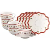 Villeroy & Boch Toy's Delight Kaffeetassen mit Untertassen
