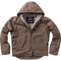West Coast Choppers Lined Canvas Work Jacke Braun 2XL Herren Braun 2XL