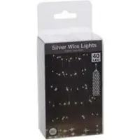 Christmas Decoration Silberdraht Beleuchtung 40 LED