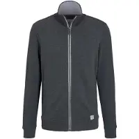 Tom Tailor Sweatjacke mit Stehkragen Tom Tailor Dark Grey Melange