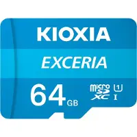 Kioxia Exceria, 64 GB, MicroSDXC, Klasse 10, UHS-I, 100 MB/s, Class 1 (U1)