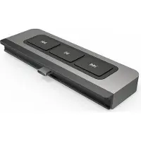 Hyper HD449, USB Typ-C, USB Typ-C, MicroSD (TransFlash), SD, 5000 Mbit/s, 60 Hz, Silber