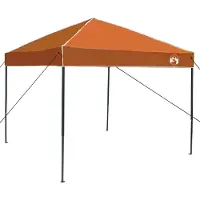 vidaXL Pavillon-Zelt 243 x 243 x 251 cm Orange Stoff