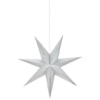 Markslöjd Hängestern Glitter silber, H 75 cm x T 23 cm x L 75 cm