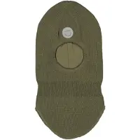 Viking Alv Schlupfmütze Merinowolle, Olive, 52