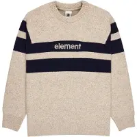 Element - 2000s Rib Crew - Wollpullover Gr S beige