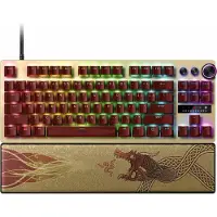 Razer Huntsman V3 Pro Tenkeyless, Kabelgebunden, USB, Optischer Schlüsselschalter, QWERTY, RGB-LED, Gold, Gelb