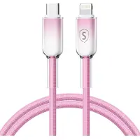 Sign Cable USB-C a Lightning de la serie Dynamic, 2,4 A, 1 m, rosa