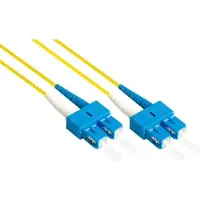 Varia LWL Patchkabel Duplex OS2 Singlemode 9/125 SC-SC, LSZH, 5m, gelb