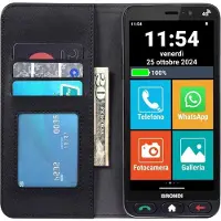 Brondi Amico Vero 4G, 14,5 cm (5.7"), 3 GB, 32 GB, 13 MP, Android 14, Schwarz