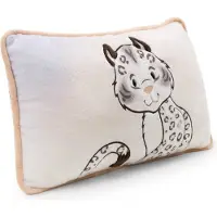 Nici 62445 Kissen Schneeleopard Eleni Snowbell 43x25cm GREEN
