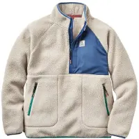 Passenger - Women's Home 2.0 1/2 Zip Recycled Sherpa Fleece - Fleecejacke Gr XS beige
