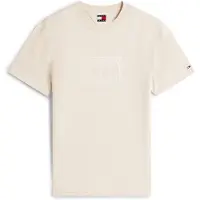 Tommy Hilfiger T-Shirt "TJM CENTER FLAG" mit Stempel-Logo, regular fit, Rundhals