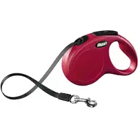 Flexi New Classic S Gurtleine 5 m Rot