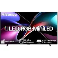 Hisense 116 '' UXQ | RGB MiniLED Smart TV 4K 165 Hz, 2,95 m (116"), 3840 x 2160 Pixel, RGB-Mini LED, Smart-TV, WLAN, Grau