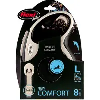 Flexi New Comfort 8 m / 50 kg - mit Gurt Flexileine Hundeleine 1 St Leine