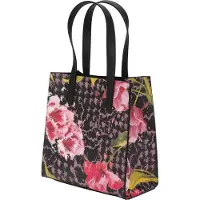 Ted Baker Schultertasche Shopper Tuliia Floral Printed Icon Bag Black mehrfarbig