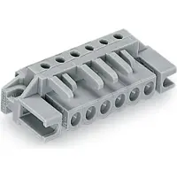 Wago 232-233/047-000 THT-Federleiste,abgewinkelt,Rastermaß 5 mm,grau 232233047000 - 50 Stück