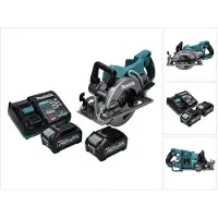 Makita RS 001 GM2 Akku Handkreissäge 40 V max. 185 mm Brushless + 2x Akku 4,0 Ah + Ladegerät
