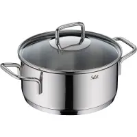 Silit WMF 21.0130.6306, 2 l, Edelstahl, Edelstahl, Gas, Keramik, Halogen, Induktion, Glas, Edelstahl