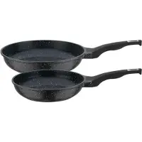 GSW Pfannen-Set "Titanium Granit Advanced" Aluminiumguss Set, 2 Stk. tlg. Pfannen-Set aus Aluminium-Guss mit Antihaft-Versiegelung
