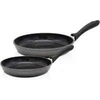 Kruger Pfannen-Set KRÜGER "Aluguss Pfannenset Potsdam, 2 tlg.", grau, Ø:20,28cm, Pfannen, Pfannen-Set, für Induktions-Kochfelder geeignet