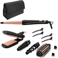 Rowenta Multihaarstyler "CF4231 Infinite Looks 14-in-1" 5 Aufsätze 190C, kalte Spitze, endlos viele Styling-Möglichkeiten, 14 Programme