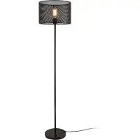 Lux.pro Stehleuchte 'Arensburg' 153cm Stehlampe Standleuchte Stand Lampe Metall Schwarz 1x E27 60W