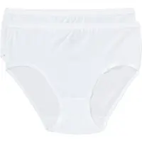 Speidel Midislip "Take-two", Damen, Gr. 48, weiß, Obermaterial: 92% Baumwolle, 8% Elasthan, unifarben, körpernah, Unterhosen Midislip, weich, atmungsaktiv, bequem, basic, hoch geschnitten, Baumwollmix