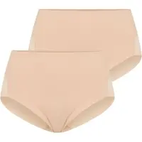 Ysabel Mora Shapingslip , Damen, Gr. XXL, beige, Obermaterial: 73% Polyamid, 27% Elasthan, körpernah, Unterhosen Shapingslip, elastisch, Mesh, mittlerer Form-Effekt, Tüll