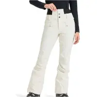 Roxy Snowboardhose "Rising High 15K", Damen, Gr. XXL, Normalgrößen, weiß (whisper weiß), Obermaterial: 49% Polyester, 39% Polyester, 12% Elasthan., Hosen Snowboardhose