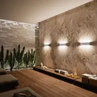 LINEA LIGHT LED-Wandleuchte Satori, Breite 30,5 cm, weiß, 2.700 K, Alu